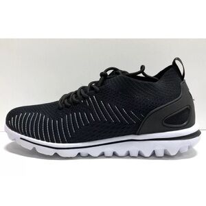 Propet Women’s TravelActiv Aviator Black Sneakers, Size 10 M